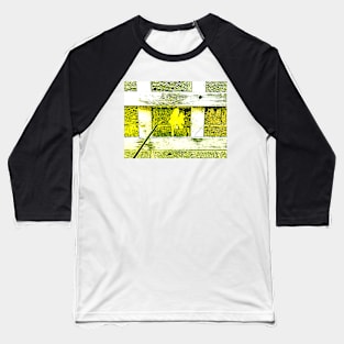 Daffodil Grid Baseball T-Shirt